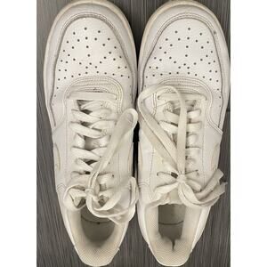 Nike Court Vision Low Woman’s Shoes CD5434-100 Size 9 Triple White